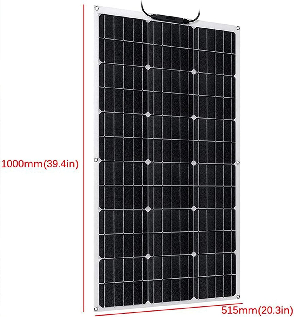 2000W Solar Panel 18V Monocrystalline Portable Flexible Waterproof Emergency Charging Outdoor Rechargeable Power (1000w)
