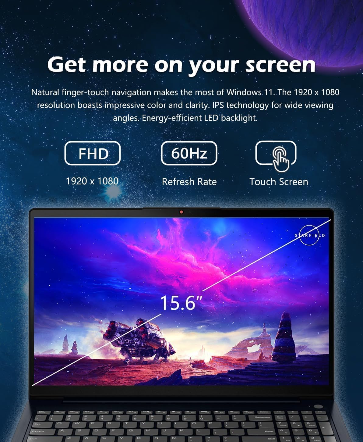 Lenovo IdeaPad Premium Series 15.6' FHD Touchscreen Laptop • Intel Core i5 10-Core Processor up to 4.4 GHz• 16GB RAM • 512GB PCIe SSD • Copilot & AI Ready • WiFi 6 • Bluetooth • Windows 11