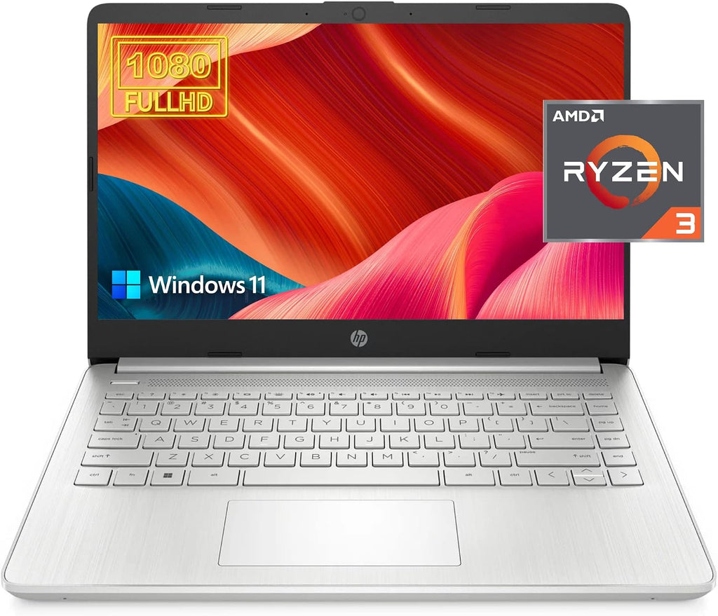 HP 14 Laptop for Productivity and Entertainment,14' FHD Display, 16GB RAM, 1TB SSD, AMD Ryzen 3 Processor Upto 3.5GHz, Type-C, HDMI, Fast Charge, 10 Hrs Long Battery Life, Windows 11