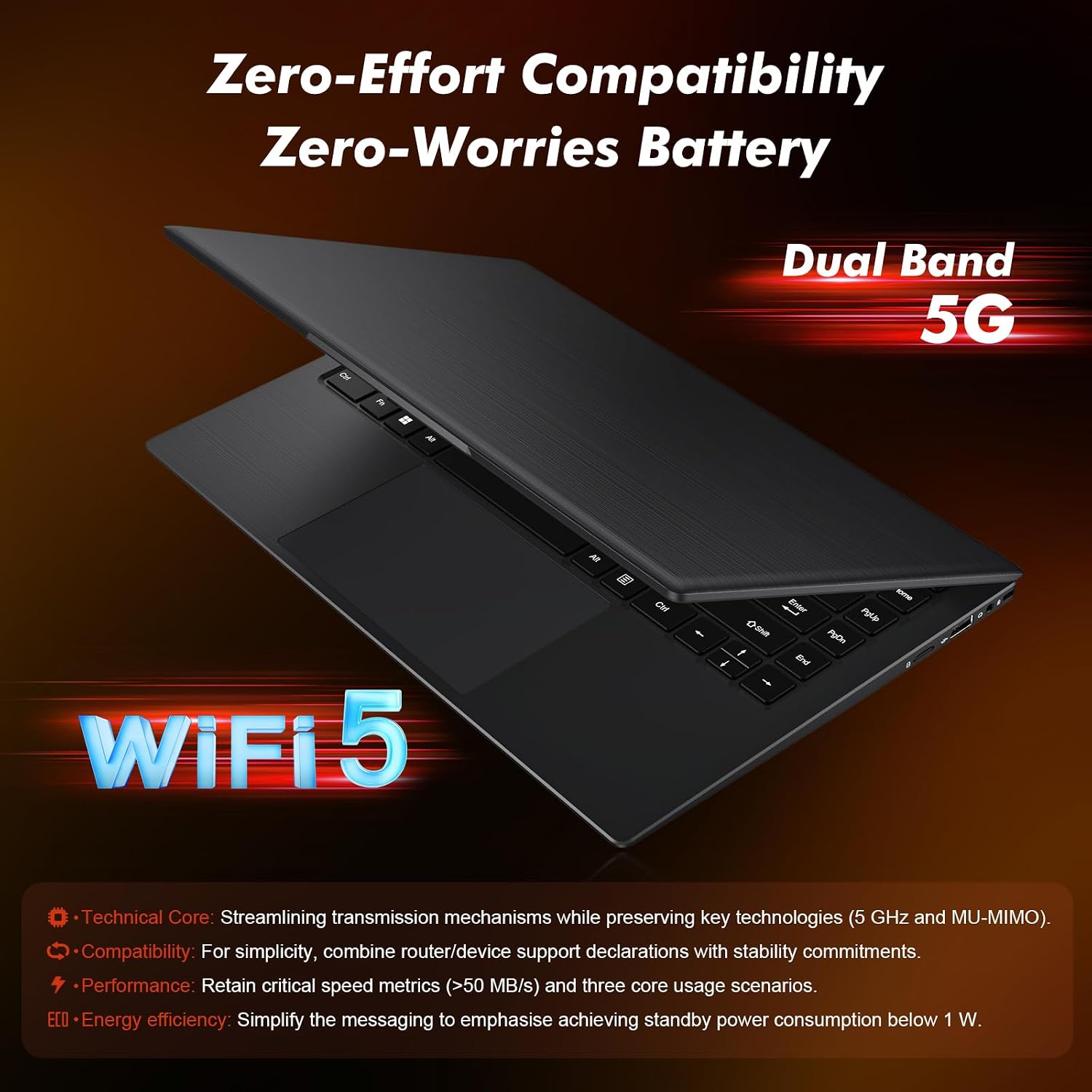 Laptop Computer, Laptop with Gold 6500Y (Beat N5095, Up to 3.4GHz), 16GB RAM 256GB SSD, 14-Inch FHD IPS Display, Bluetooth, WiFi, HDMI, Type-C PD, 38Wh Battery, Thin & Portable Laptops