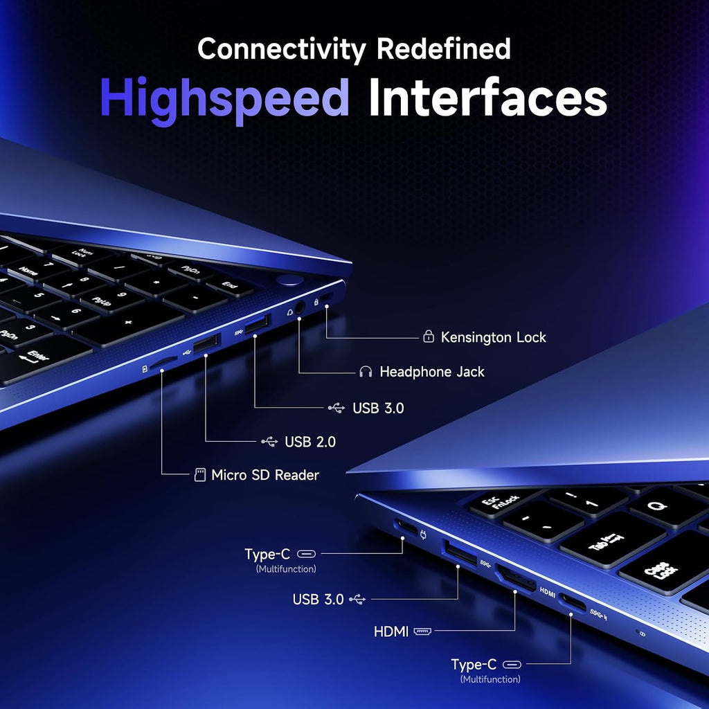 NIMO 17.3' IPS FHD-Gaming-Laptop, AMD Ryzen 5 6600H 6 Cores 16GB DDR5 RAM 1TB SSD (Beat i7-1165G7, Up to 4.5GHz) Radeon 660M GPU-Computer with 100W Type-C Backlit Keyboard Fingerprint Win 11
