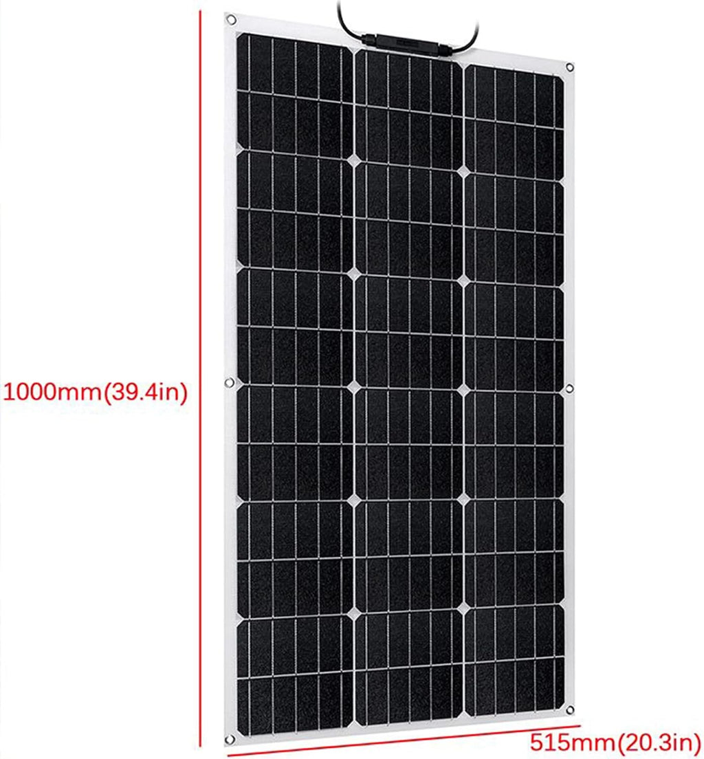 Solar Panel 2000W Solar Panel 18V Monocrystalline Portable Flexible Waterproof Emergency Charging Outdoor Rechargeable Power,2000W (1000w)