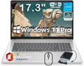 HP 17.3' Laptop for Business and Students 2025 | w/Office & External DVD Drive | HD+ Anti-Glare Display | Intel (8-Core) i3 - N305 | Win 11 Pro | Wi-Fi 6 | Copilot AI | 64GB RAM | 1TB SSD