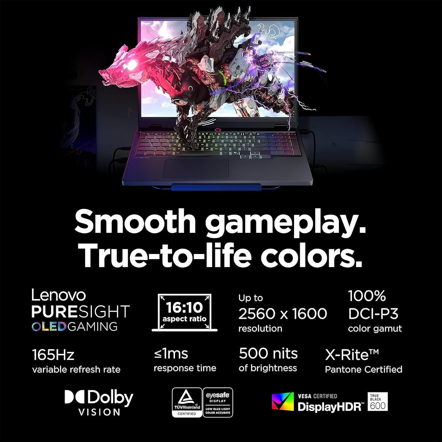 Lenovo Legion 5i 16' Gaming Laptop - Intel Core Ultra 9 275HX - GeForce RTX 5060 - WQXGA (2560x1600) - Windows 11 Home-W/HDMI Cable (64GB RAM | 1TB PCIe SSD)