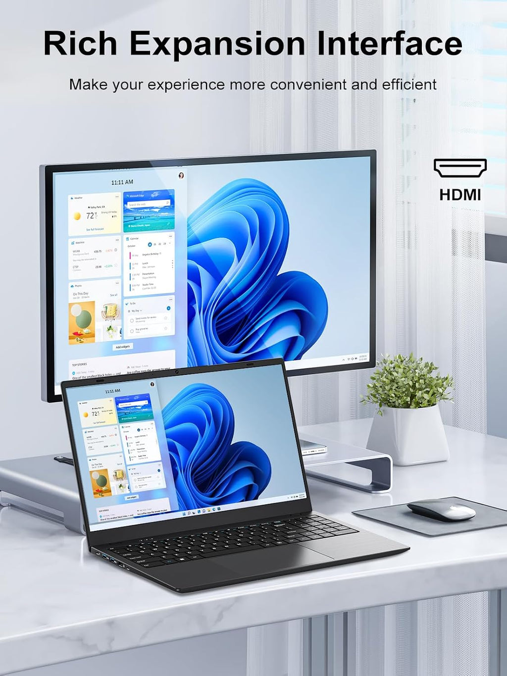 BLUEING 15.6-Inch Laptop Computer, Gold 6500Y Processor (Up to 3.4GHz), 32GB RAM 512GB SSD, 1080P FHD IPS Display, Win11, Type-C, HDMI, USB3.2, BT5.2, WiFi 5, Laptops