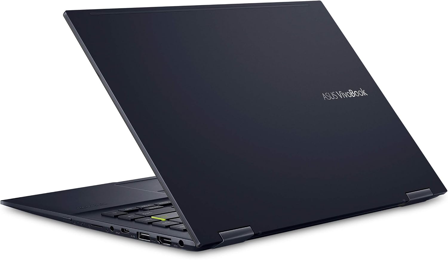 ASUS VivoBook Flip 14 Thin and Light 2-in-1 Laptop, 14' FHD Touch Display, AMD Ryzen 5 5500U, 8GB RAM, 512GB SSD, Stylus, Fingerprint Reader, Windows 10 Home, Bespoke Black, TM420UA-DS52T