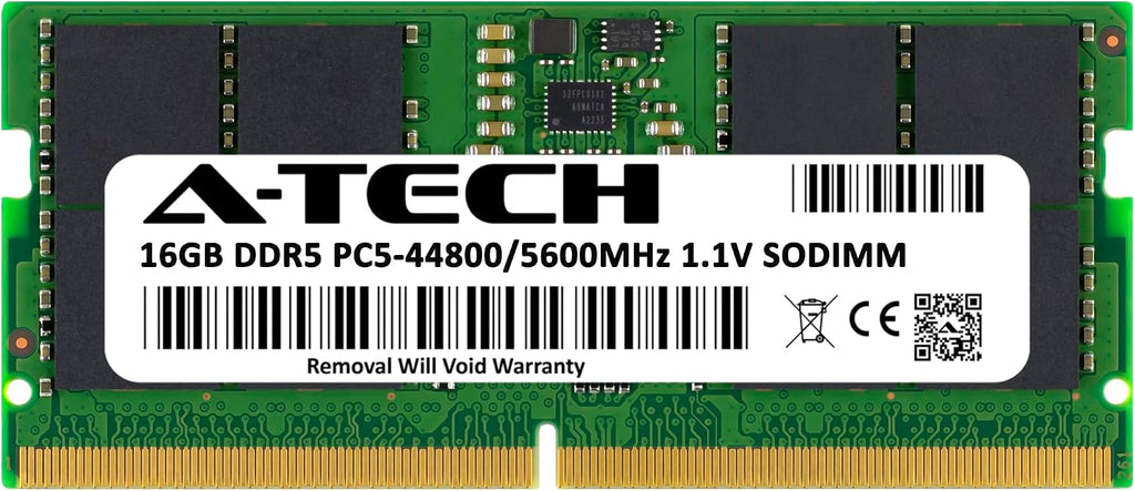 A-Tech 16GB RAM for ASUS ROG Strix G18 (2025) G815, G815LW, G815LR, G815LP, G815JPR Gaming Laptop | DDR5 5600MHz PC5-44800 SODIMM 1.1V 262-Pin Non-ECC SO-DIMM Memory Upgrade