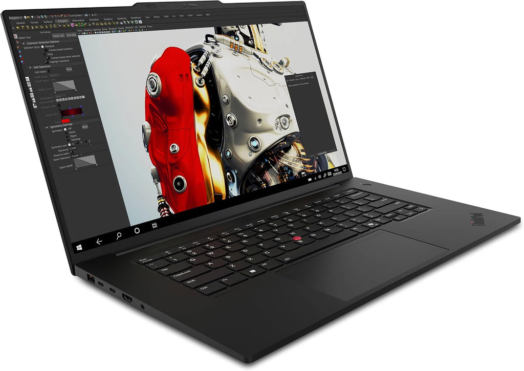 Lenovo ThinkPad P1 Gen 7 AI Laptop, Intel Ultra 9 185H vPro, NVIDIA RTX 3000 Ada, 64GB RAM, 4TB SSD, 16' 4K OLED (3840 x 2400) IPS, Anti-Glare,Touchscreen, 5MP RGB+IR Camera, Wi-Fi 7, Win 11 Pro