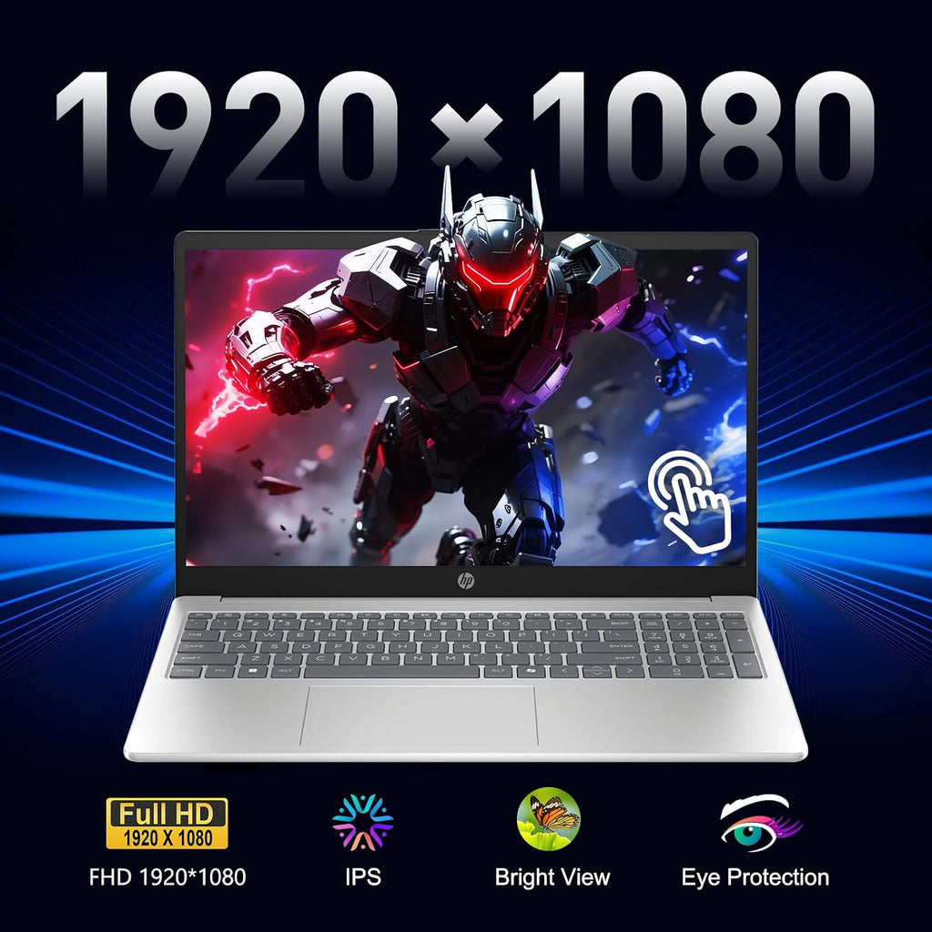 HP i7 Touchscreen Laptop, 10-Cores Intel Core i7-1355U(Up to 5GHz, Beat Core 7 160U), 32GB RAM 1TB SSD 15.6' FHD Intel Iris Xe Graphics, Win 11 Pro Wifi6 w/GM Accessory Computer for Business Gaming