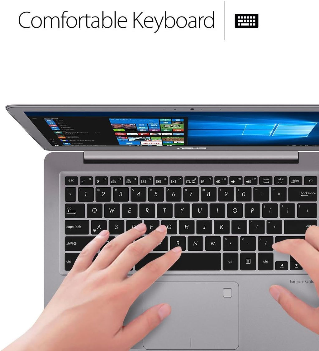 ASUS ZenBook UX330UA-AH54 13.3-inch LCD Ultra-Slim Laptop (Core i5 Processor, 8GB DDR3, 256GB SSD, Windows 10) w/Harman Kardon Audio, Backlit Keyboard, Fingerprint Reader