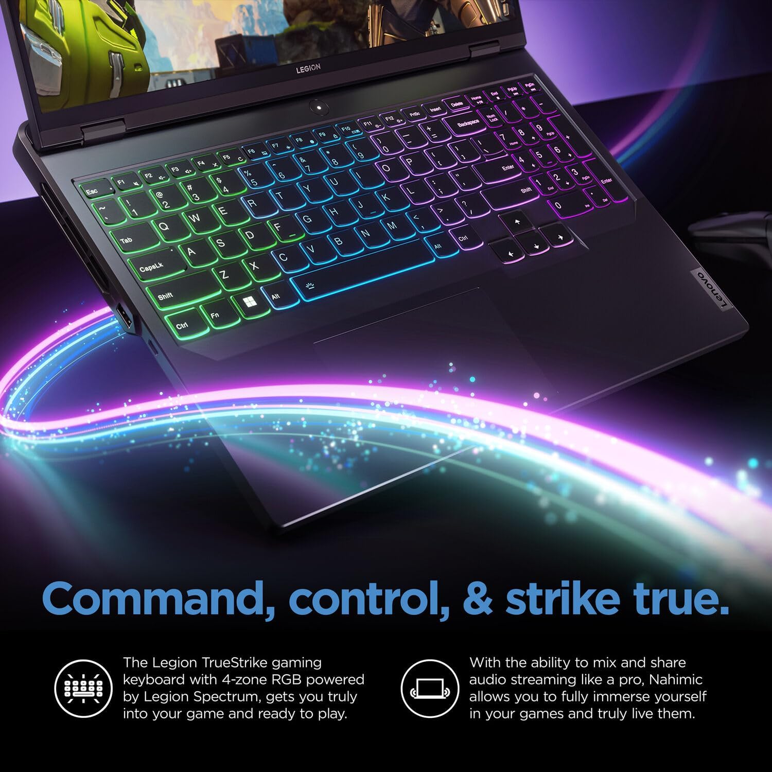 Lenovo Legion Pro 5i Gen 8 Gaming Laptop, 16' WQXGA 165Hz Display, Intel Core i7-13700HX, NVIDIA RTX 4070, 32GB DDR5 RAM, 2TB SSD, Webcam, RGB Backlit Keyboard, Wi-Fi 6, Windows 11 Home