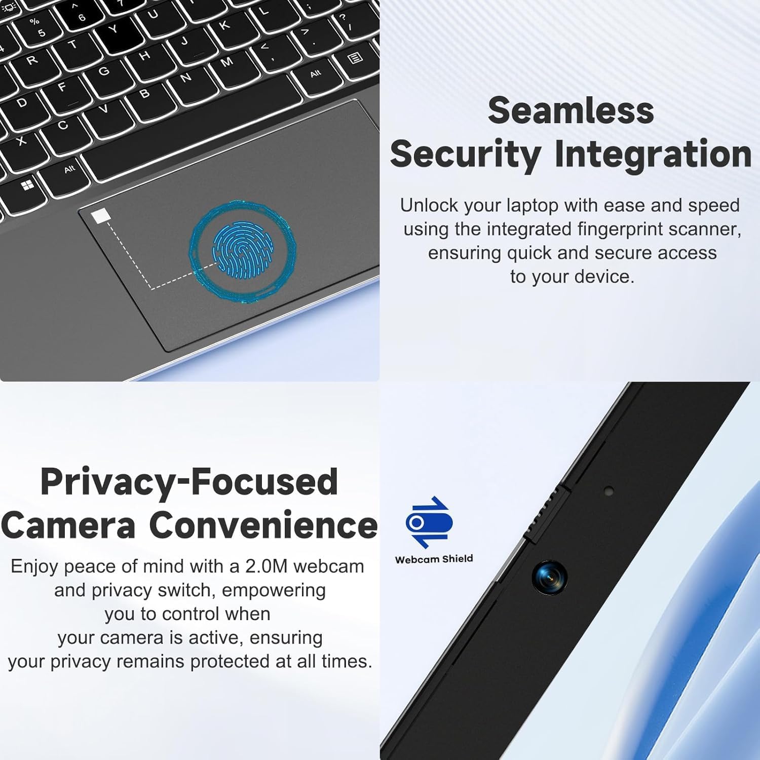 NIMO 15.6' IPS FHD-Student-Laptop, Intel 6 Cores I3-1215U 8GB RAM 256GB SSD (Beats i5-1135G7, Up to 4.4GHz) Computer with 65W Type C Backlit Keyboard Fingerprint, for Home and Business, Gray