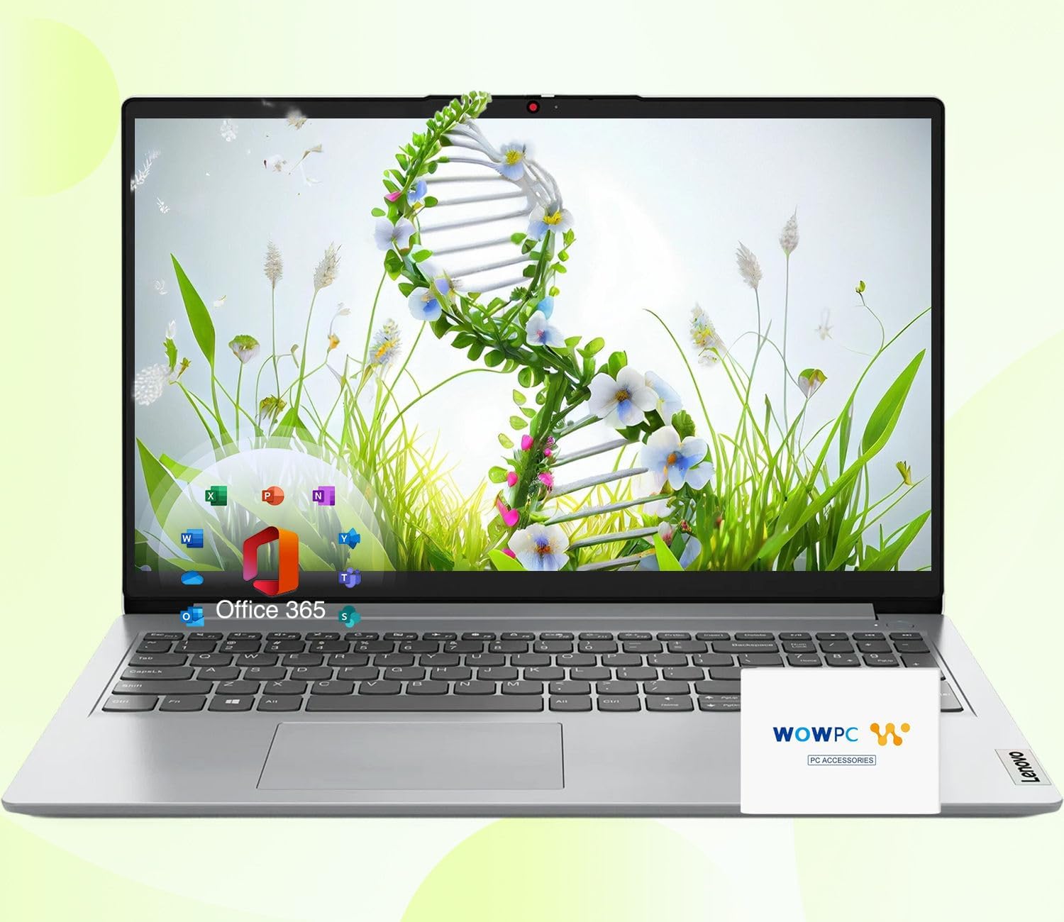 Lenovo Idea Premium Series 15.6 inch Laptop • Intel Core CPU • 1 Year Office 365 w/ 1TB Cloud Storage • 8GB RAM • 128GB eMMC • Wi-Fi 6 • Windows 11 • w/WOWPC Bundle