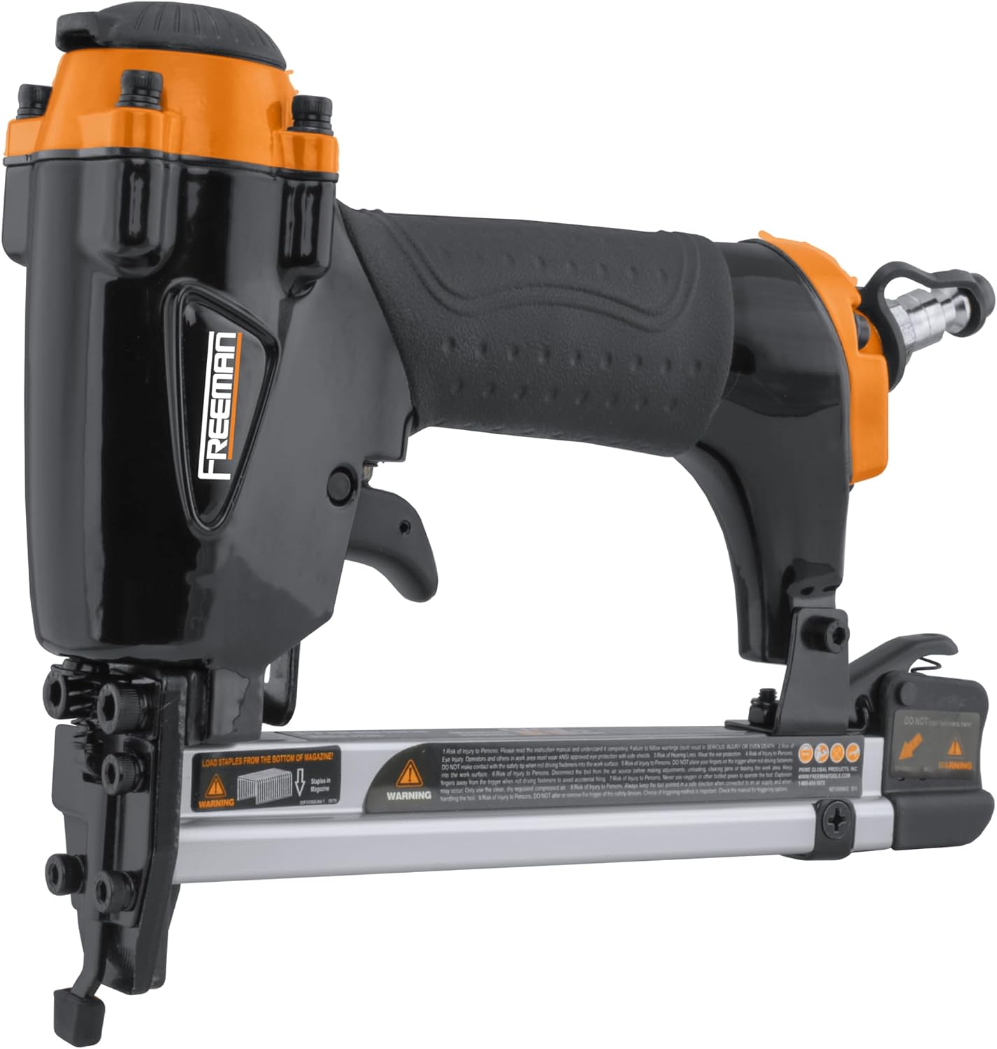 Freeman P5FRFNFWSCB Pneumatic Framing and Finishing Nailers and Staplers Combo Kit with Canvas Bag and Fasteners (5-Piece),Black