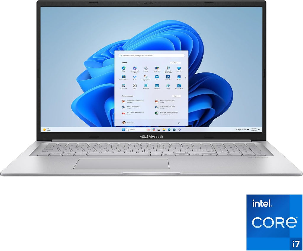 ASUS Vivobook 17 Laptop, 17.3' FHD 60Hz Display, Intel Core i7-1355U, Intel Iris Xe Graphics, 16GB Memory, 1TB Storage, Cool Silver, F1704VA-ES76