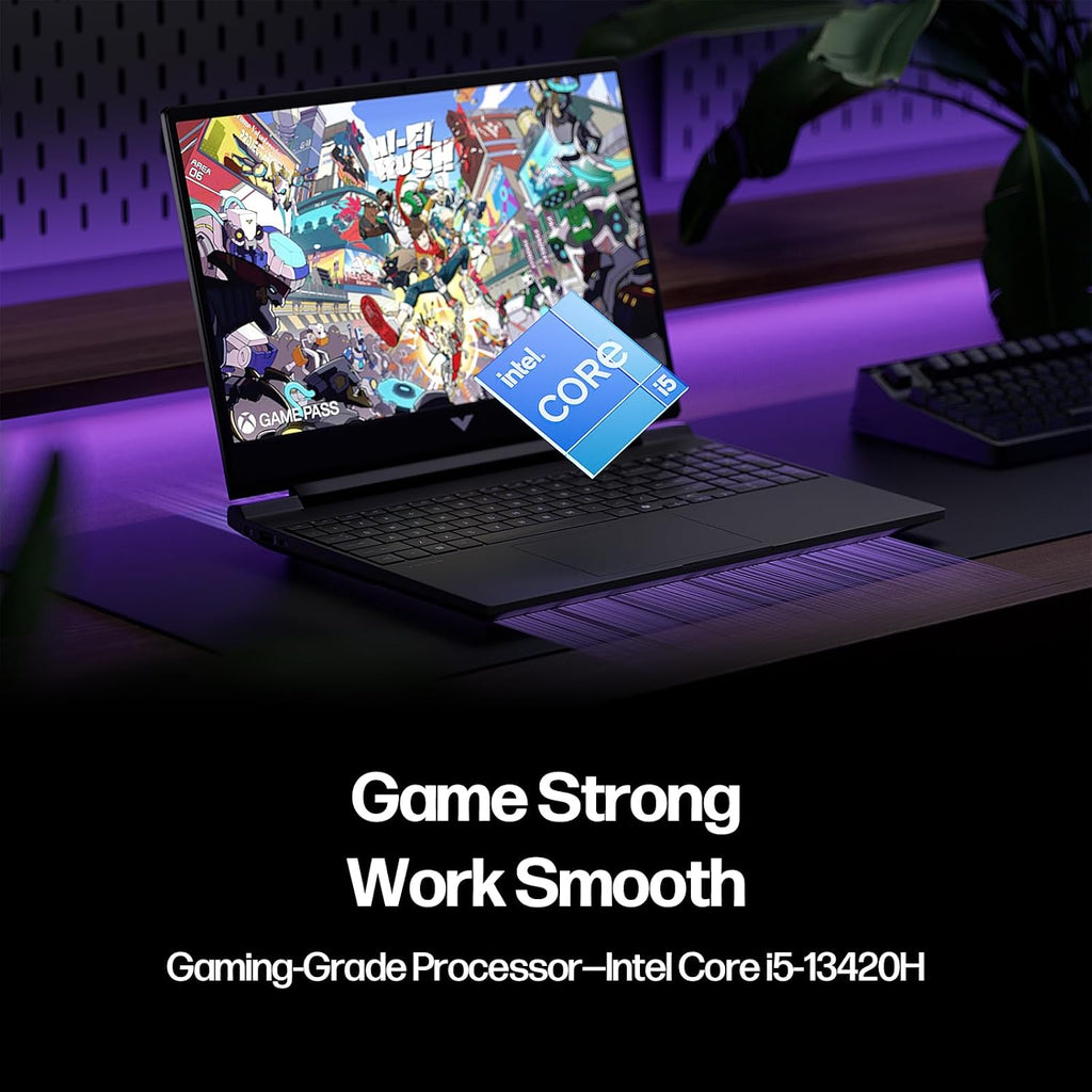 HP Victus 15.6 Gaming Laptop, 15.6 FHD 144HZ Display, Intel Core i5-13420H, NVIDIA GeForce RTX 4050, 32GB RAM 1TB SSD, Backlit Keyboard, WiFi 6, Win 11 Pro, Bundled with Accessory