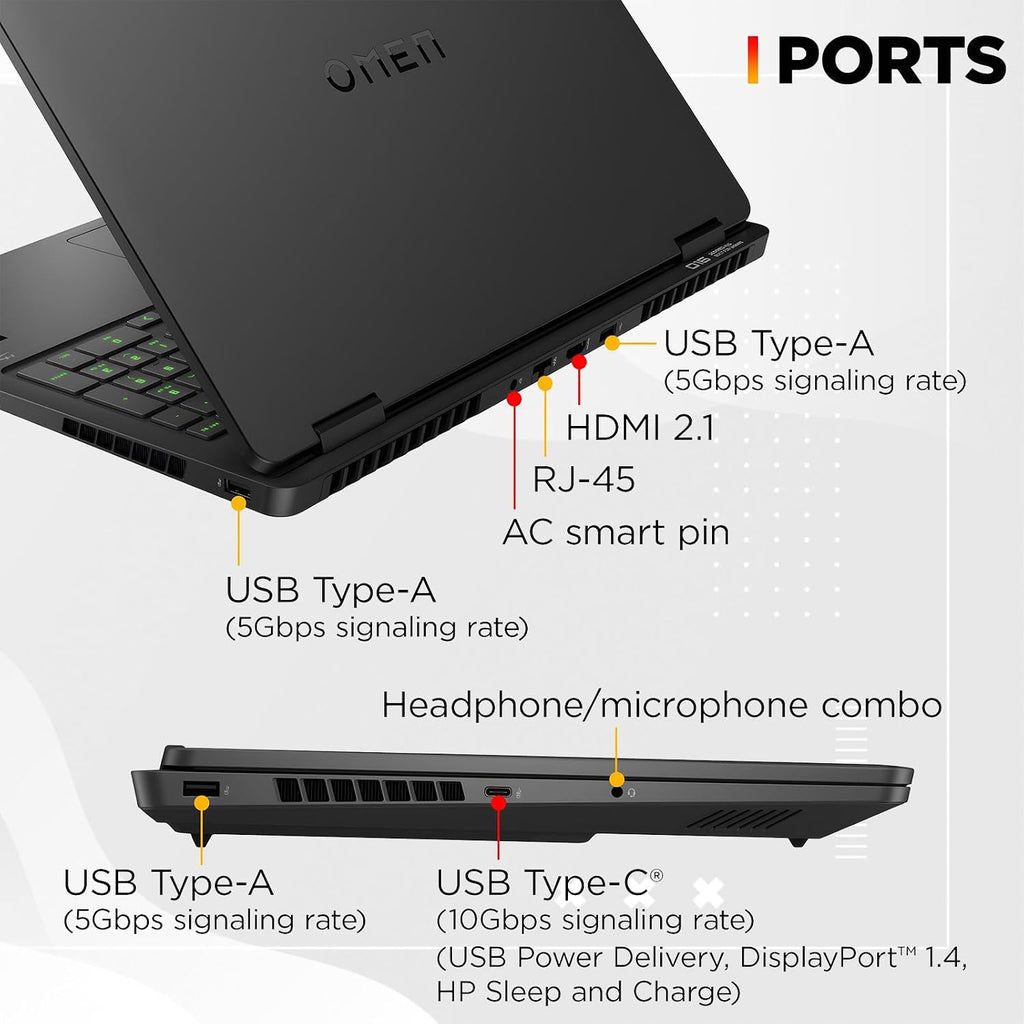HP OMEN 16 Gaming Laptop, Intel Core Ultra 9 285H(>i9-14900), GeForce RTX 5070, 16' 144Hz IPS Copilot AI PC, 32GB DDR5 RAM, 4TB SSD, Backlit Keyboard, Windows 11 Pro Laptop Computer