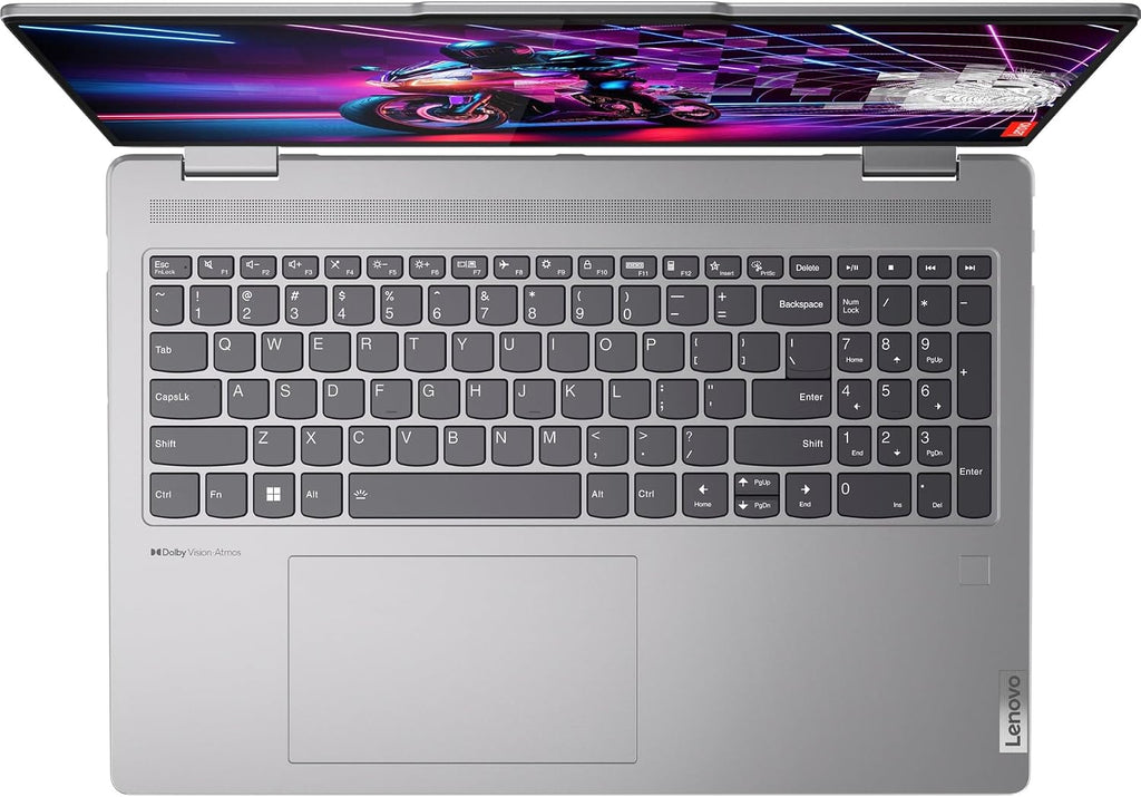 Lenovo Yoga 7 7i 2-in-1 Business Laptop (16' FHD+ Touchscreen, AMD Ryzen 7 7735U (Beat i7-1255U), 16GB RAM, 1TB SSD, IST Precision Pen), Backlit, Fingerprint, FHD IR Webcam, Win 11 Pro, Arctic Grey