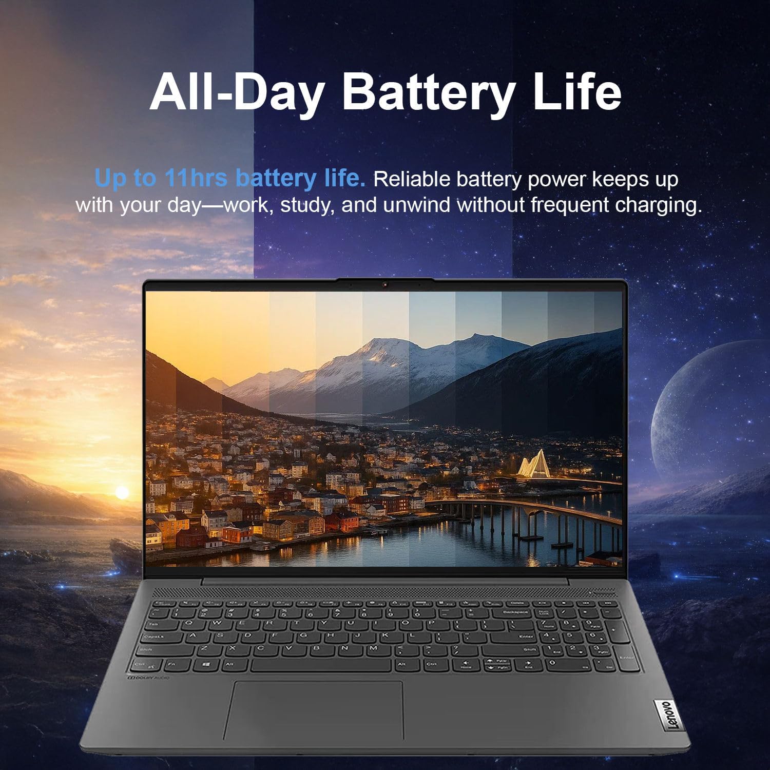 Lenovo Ideapad 5 15.6' FHD Touchscreen Laptop | Intel Core i5 Processor | Windows 11 | 8GB RAM | 512GB PCIe SSD | Full-Size Backlit Keyboard | Fingerprint Reader & Privacy Shutter | Dolby Audio