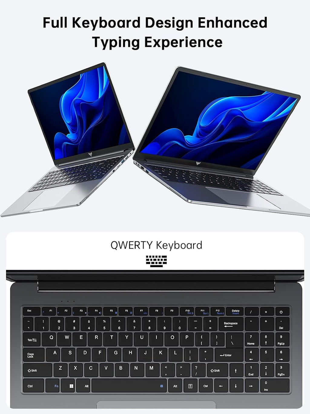 KAIGERR Laptop, 16GB DDR4 512GB SSD Laptop Computer, 16.0inch Windows 11 Laptop with Ιntel 12th Quad-Core Processor(Up to 3.6GHz), 1920P FHD Display, WiFi 6, USB3.2, Type_C,Long Battery Life