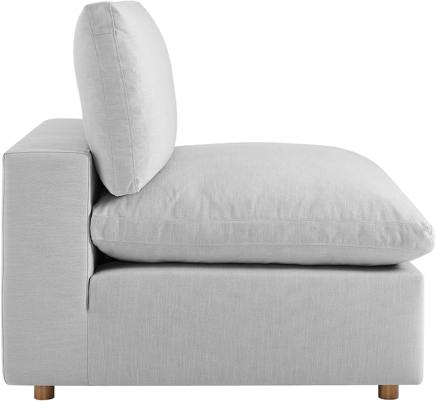 Modway Commix Down-Filled Overstuffed Upholstered 4-Piece Sectional Sofa