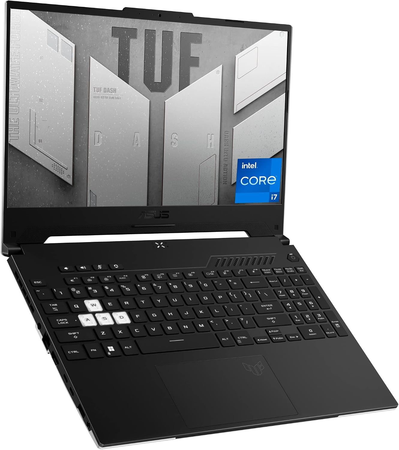 ASUS TUF Dash 15 (2022) Gaming Laptop, 15.6144Hz FHD Display, Intel Core i7-12650H, GeForce RTX 3060, 16GB DDR5, 512GB SSD, Thunderbolt 4, Win 11H, Off Black, FX517ZM-AS73 (Renewed)