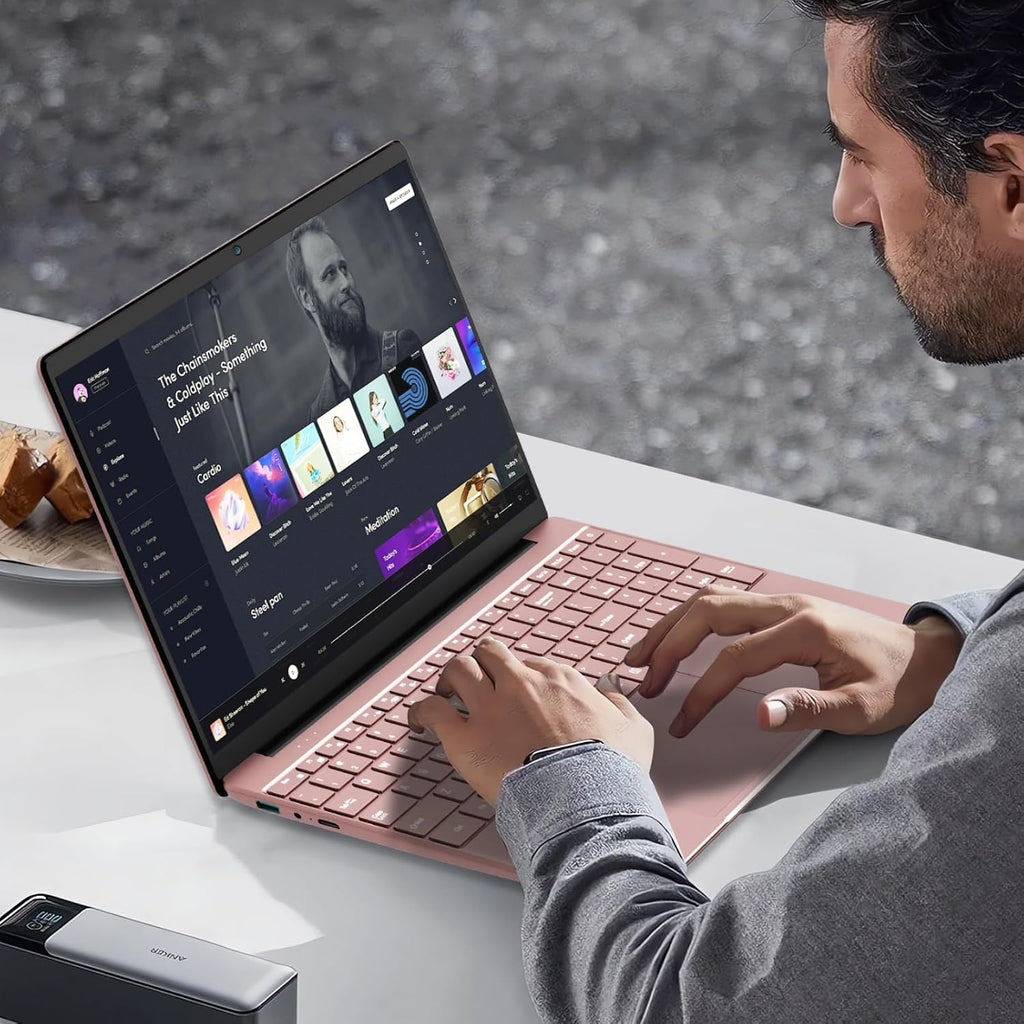 KurieTim 15.6' IPS FHD Laptop Computer with 32GB DDR4 RAM 512GB SSD N95 Processor (4C4T, Up to 3.4GHz) Dual Band WiFi, Fingerprint, Backlit Keyboard, Win11Pro Computer – for Work, School, Business