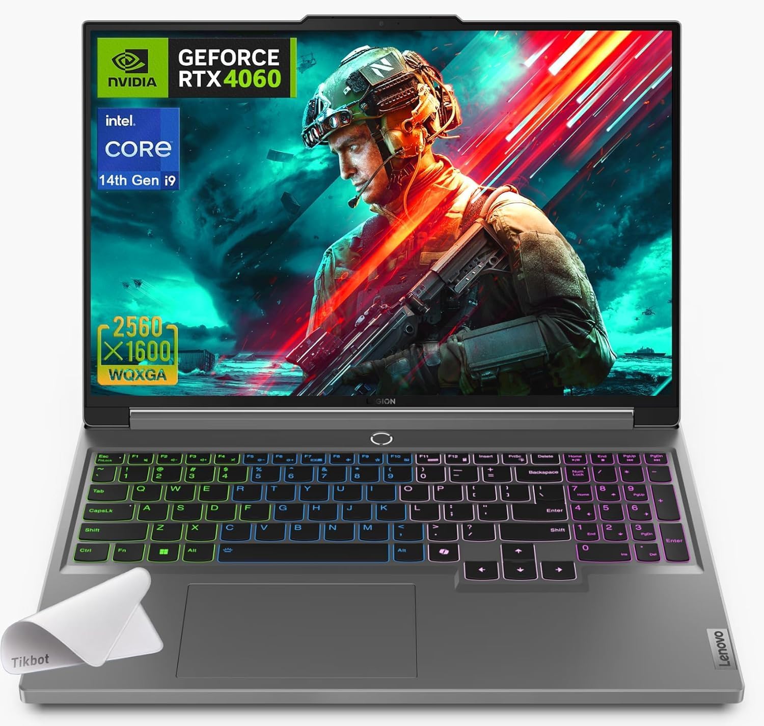 Lenovo Legion Pro 5i 16'' WQXGA (2560 x 1600) Gaming Laptop - i9-13900HX (24-Core) Processor-GeForce RTX 4060 (TGP 140W), Win 11 Home, w/Mouse Pad (32GB RAM | 2TB PCIe SSD), Black