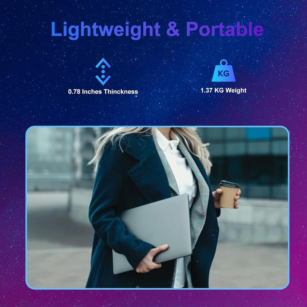 14.1' Laptop, Laptop Computer Core i7 Processor(Up to 2.7GHz), Student Laptop 8GB DDR3 256GB SSD, FHD IPS Laptop PC Wifi5 BT4.2 USB3.0 * 3 Ethernet Port*1 HDMI*1 SD Slot*1 Audio Jack*1
