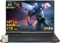 ASUS ROG Strix G18 G814 Gaming Laptop | 18' 2560x1600 240Hz (100% DCI-P3) | AMD 16-core Ryzen 9 9955HX (>i9-14900HX) | 64GB DDR5 4TB SSD | GeForce RTX 5070 DLSS4 | RGB Backlit Win11 w/DLCA Accessory