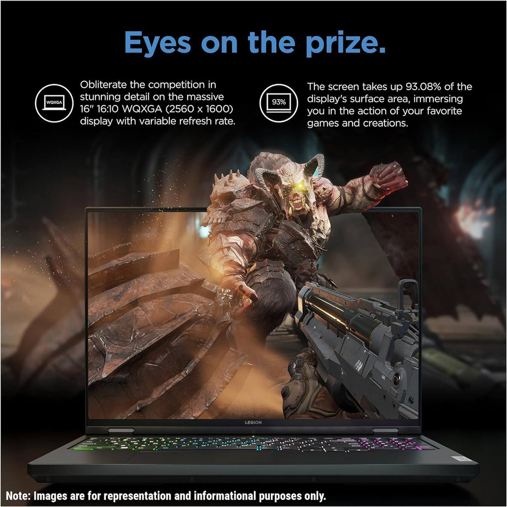 Lenovo Legion 5i Gaming Laptop, 14th Gen Intel 24-Core i9-14900HX, 16' WQXGA(2560x1600) 165Hz, 32GB DDR5 RAM, 1TB SSD, GeForce RTX 4060(TGP 140W), RGB Backlit KB, W/ 128GB PSD, Windows 11 PRO