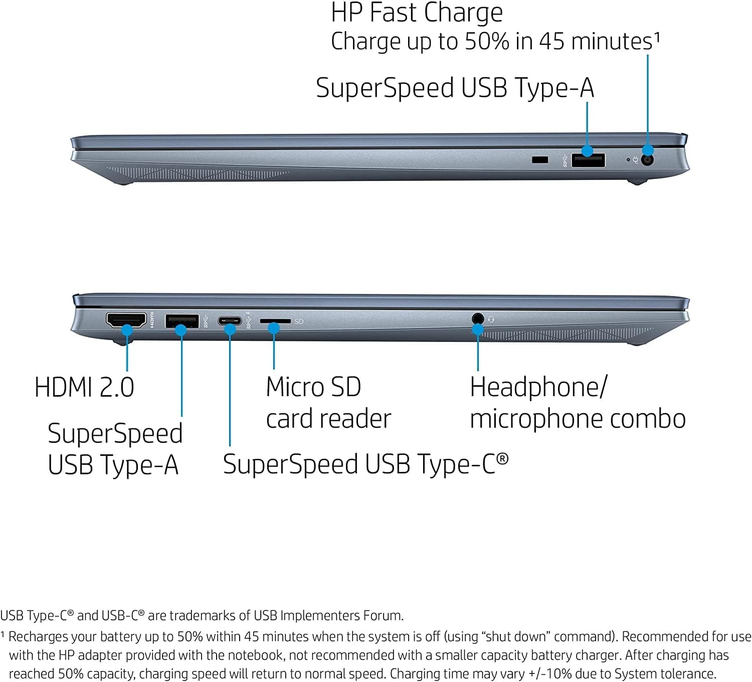 HP 2022 Pavilion 15.6' FHD 1080P IPS Laptop, 8-Core AMD Ryzen 7-5700U(Up to 4.3GHz, Beat i7-1180G7), 32GB RAM, 1TB NVMe SSD, Numpad, HDMI, WiFi, USB-A&C, Fast Charge, Audio by B&O, Win11