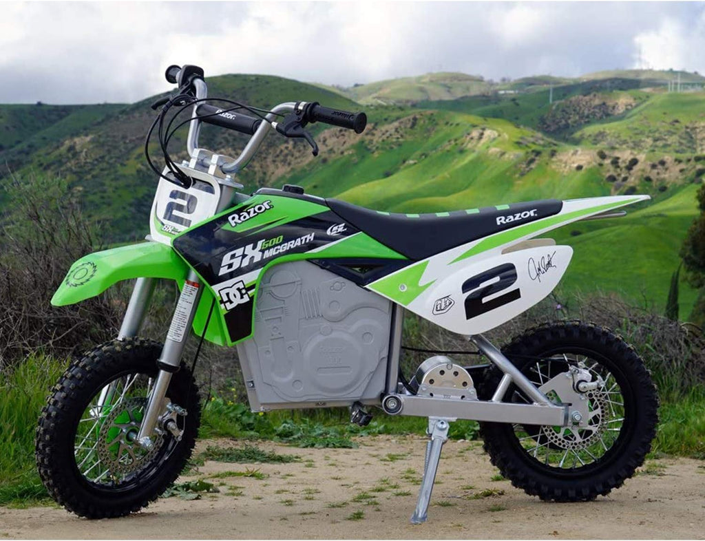 Razor Dirt Rocket SX500 McGrath Electric Motocross Bike for Kids Ages 14+ - 40 mins of Ride Time, For Riders up to 175 lbs