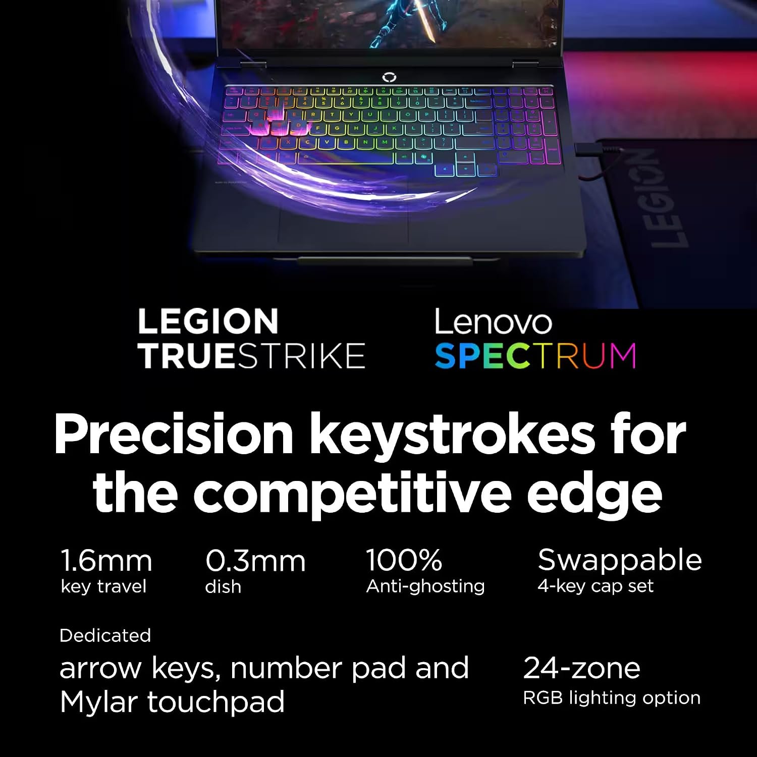 Lenovo Legion Pro 5i Gen 10 Gaming Laptop - Intel 24 Core Ultra 9 275HX, GeForce RTX 5070 Ti, 64GB RAM, 2TB SSD, 16.0' WQXGA OLED 165Hz Display, Wi-Fi 7, 24zone RGB Backlit, Win 11 Pro, Accessories