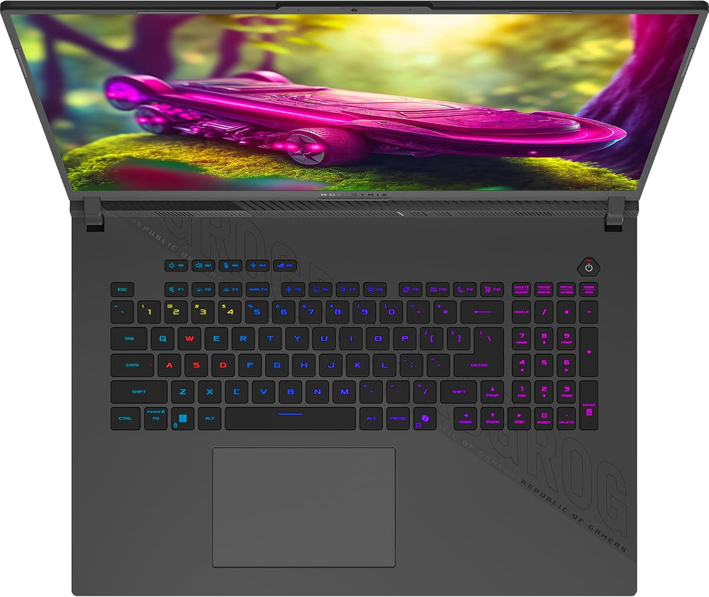 ASUS ROG Strix G18 Gaming Laptop, AMD Ryzen 9-8940HX, 16 GB DDR5 RAM, 2 TB PCIe SSD, 18' 2.5K (2560x1600) Nebula Display 240Hz, Nvidia G-Force RTX 5070, 4-Zone RGB Keyboard, W11 Home, Eclipse Gray