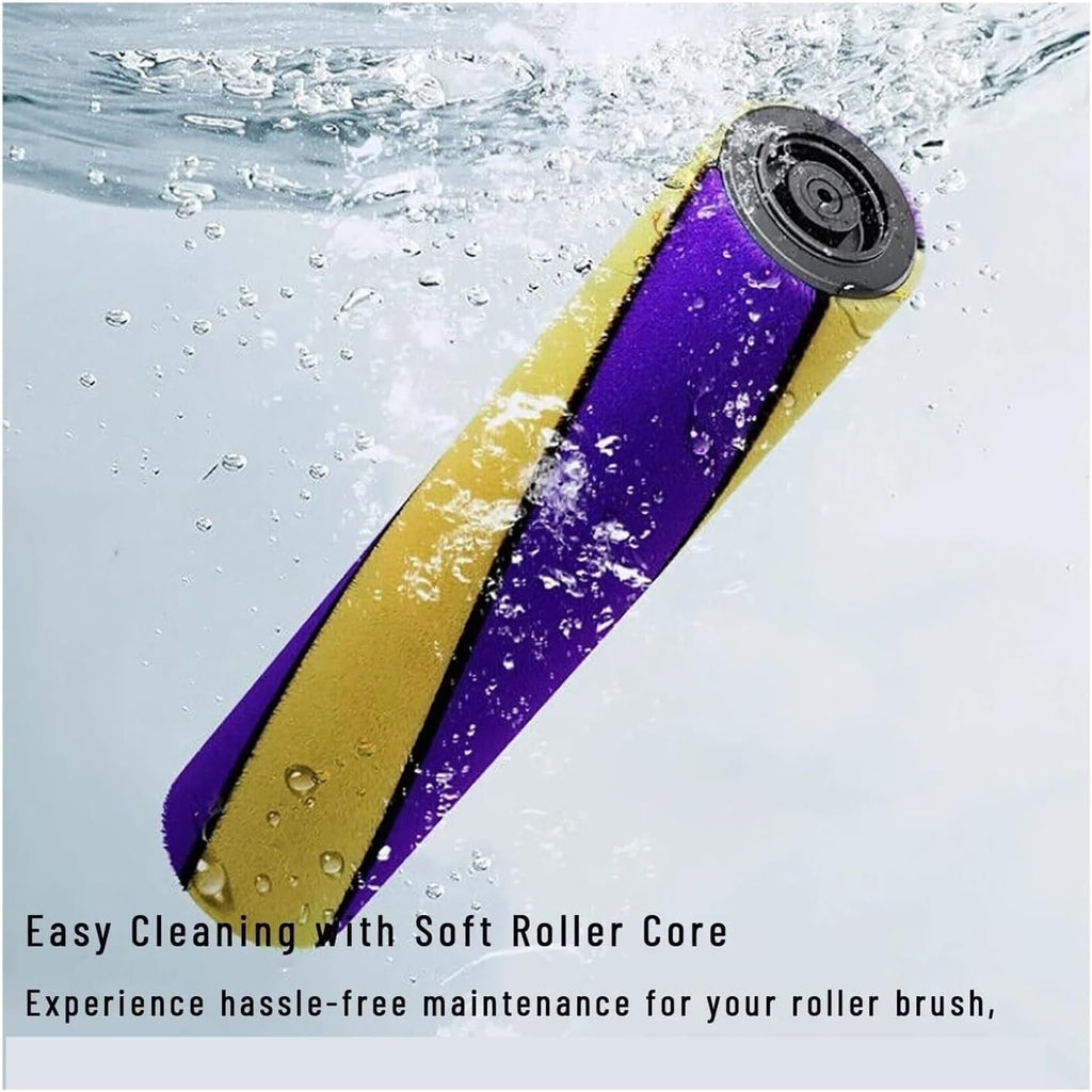 Vacuum Head ，Compatible for Dyson， V15 V11 V10 V8 V7 ，Hardwood Floor Soft Roller Brush Dust Detect Replacement Green Light