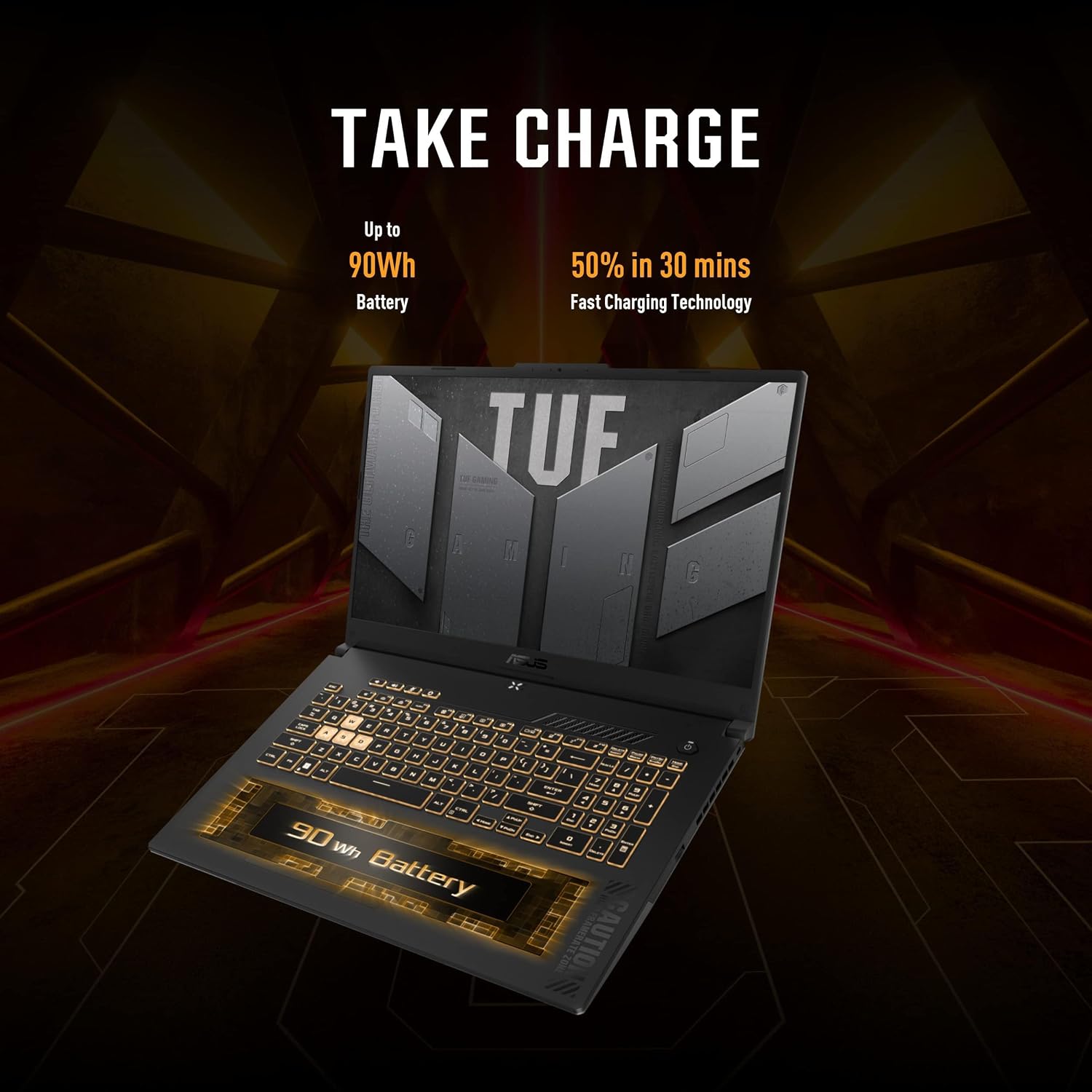 ASUS TUF F17 Gaming Laptop - 17.3' 2.5K WQHD 240 Hz Display, RTX 4070 Laptop, Intel i7-13620H, with Office Lifetime, 32GB DDR5,2TB SSD, Windows 11 Pro, Backlit KB, Wi-Fi 6, External DVD Drive