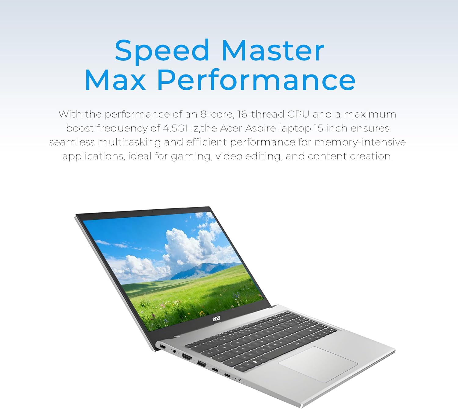acer Aspire 3 Laptop | AMD Ryzen 7 7730U CPU(Beat Intel i7-1365U) | 15.6' FHD Display | Backlit Keyboard | 32GB RAM | 1TB SSD | Win 11 Pro | School, Business & Productivity