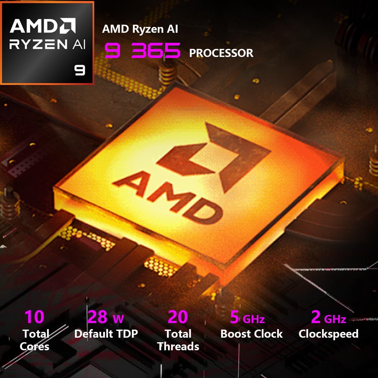 HP OMEN 17 5060 Ryzen AI 9 Gaming Laptop, AMD Ryzen AI 9 365, RTX 5060, 17.3' FHD IPS 144Hz 100% sRGB, 32GB DDR5, 1TB SSD, RGB Backlit KB, Low Blue Light, HDMI, Windows 11 Home, Bundle 7 in-1 T-Hub