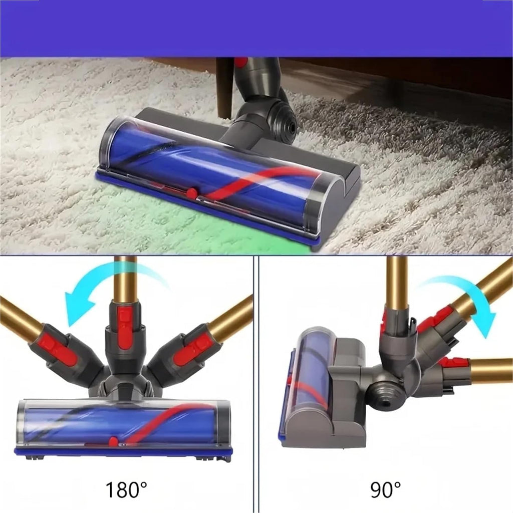 The Brush Head Vacuum Accessory With Dust Detection Is,Compatible For Dyson, V7, V8, V10, V11, And V15 Cordless Cleaners. It Is