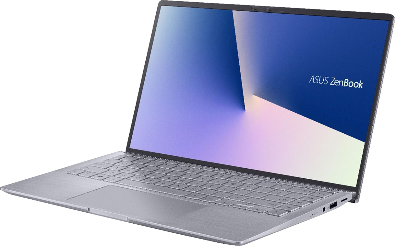 ASUS Zenbook 14 Laptop - AMD Ryzen 5-8GB RAM - GEFORCE MX350-256GB SSD - Win 10, Light Gray