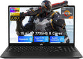 NIMO 2026 Laptop, 15.6' FHD Display, AMD Ryzen 7 7735HS (8C/16T, Up to 4.75GHz) Computer, 16GB DDR5 256GB NVMe SSD, Radeon 680M Graphics, Backlit Keyboard, Fingerprint Unlock, PD 100W Type-C