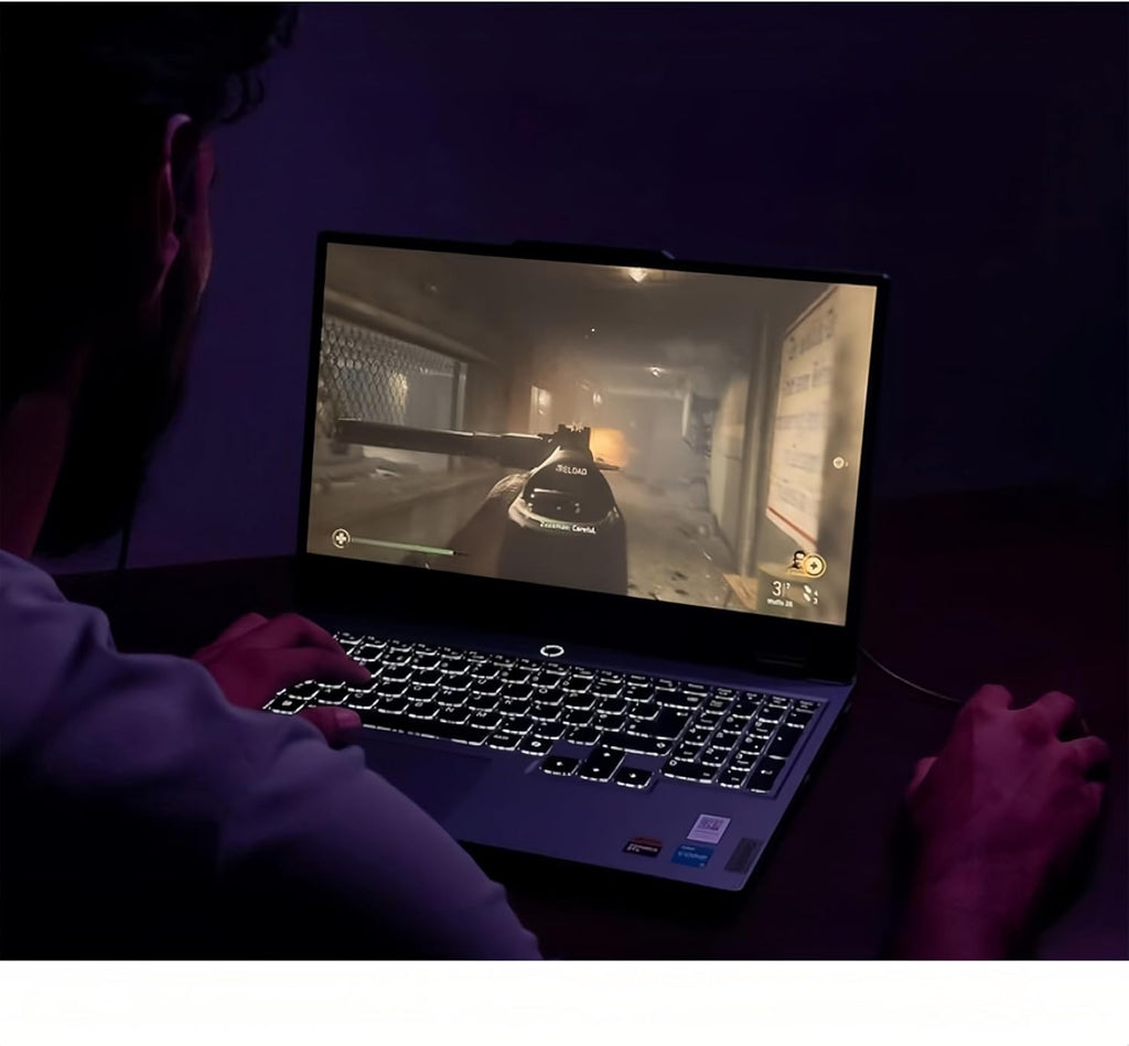 Lenovo LOQ 15 Gaming Laptop - RTX 4050 - Intel Core i5-12450HX Beat AMD Ryzen 7 4800H -15.6' FHD 144Hz - 32GB RAM| 2TB SSD -Backlit Keyboard - Creator Gamer PC Video Editing -Windows 11
