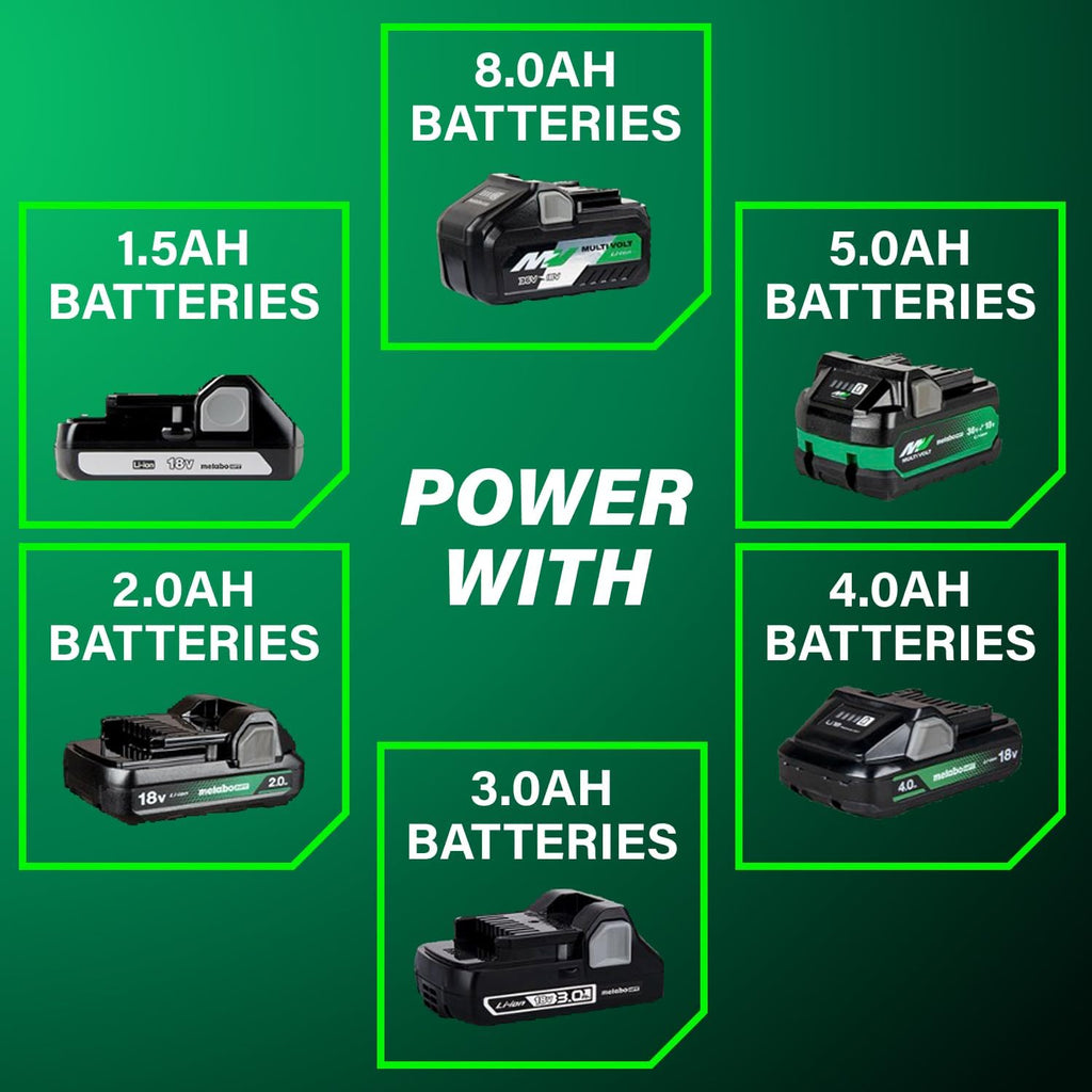 Metabo HPT 18V MultiVolt Cordless 30° Paper Tape Framing Nailer Kit, 3-1/2' Framing Nailer, Power Tool with 4.0Ah Lithium Ion Battery, Drives 2' to 3-1/2' Nails, Powerful Brushless Motor, NR1890DCA