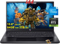 ACER Nitro 5 Gaming Laptop 15.6'' FHD IPS 144Hz Display 12th Gen Intel 12-Core i5-12500H (Beat i7-11800H) 64GB RAM 2TB SSD GeForce RTX 3050 4GB USB-C Win11 + HDMI Cable, Black