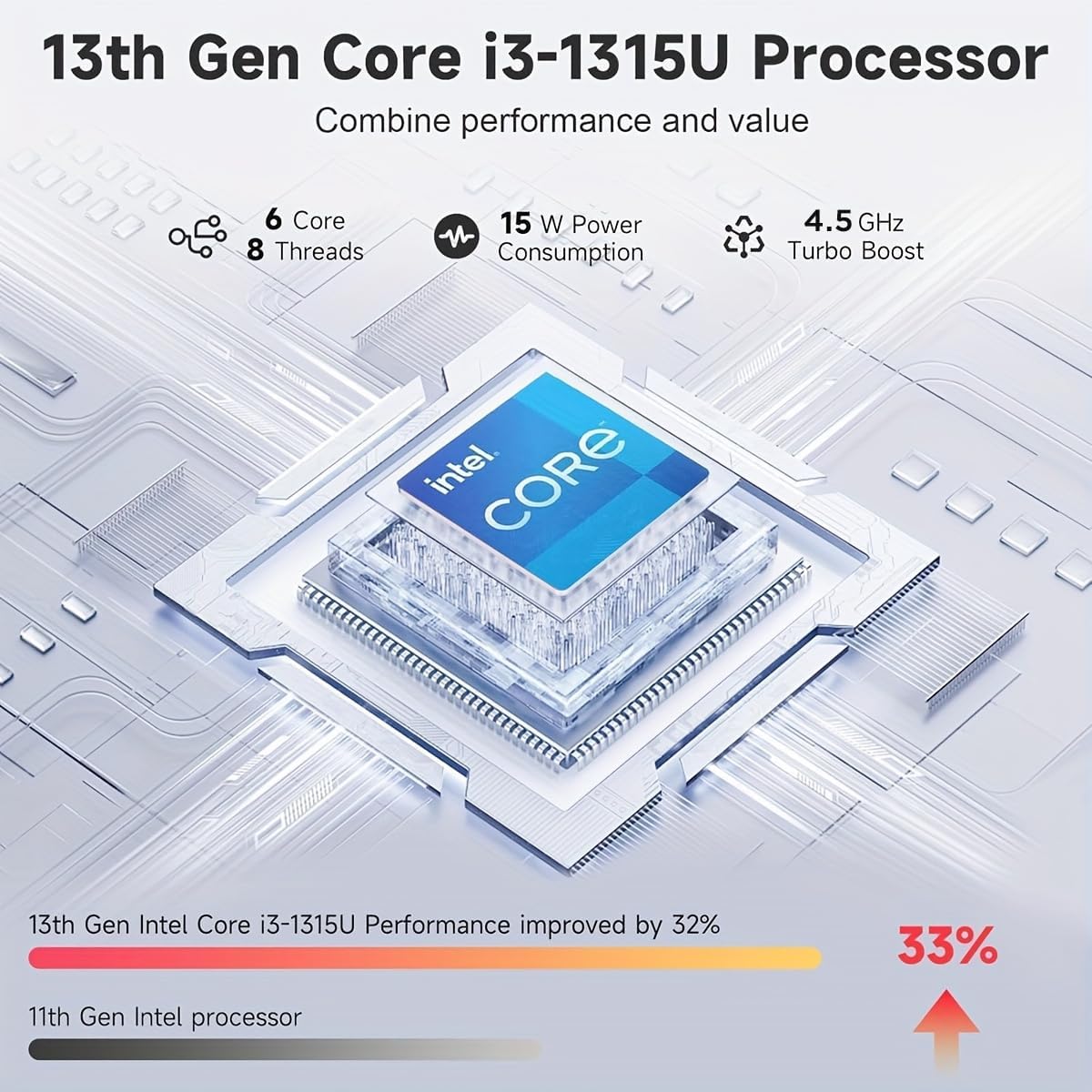 ASUS Vivobook 14' FHD Laptop for for Student Business 2025, AI-Powered Computer, 6-Core Intel i3, 16GB RAM & 1TB Storage (512GB SSD + 500GB Ext), HubxcelAccessory, WiFi, Win 11 Pro, Lifetime MS Office
