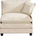 SoarFlash Chenille Sectional Middle Position Sofa, Beige