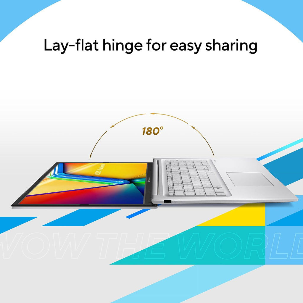 ASUS Vivobook 17 Laptop, 17.3' FHD 60Hz Display, Intel Core i7-1355U, Intel Iris Xe Graphics, 16GB Memory, 1TB Storage, Cool Silver, F1704VA-ES76