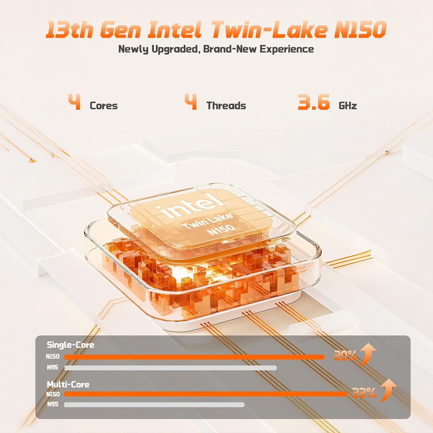 NIMO 15.6' IPS FHD-Student-Laptop, 8GB RAM 512GB SSD Intel N150(Beat i3-10110U, Up to 3.6GHz) Computer with 65W Type-C, Fingerprint, Backlit Keyboard, Wi-Fi 6, BT5.2, for Business and Home