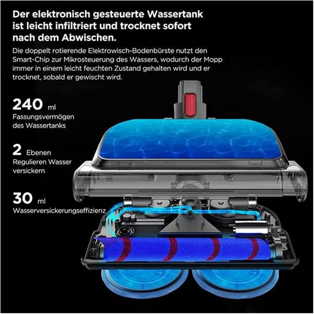 Attachment Mop Suction Electric Mop With Lock And Mop For，Compatible For Dyson， V15 V11 V10 V8 V7 Vacuum Cleaner Accessories